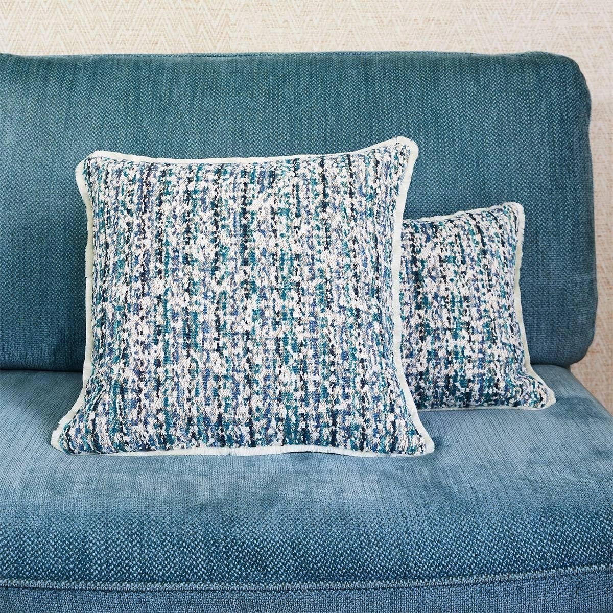 Yves Delorme Illusion Decorative Pillow - Pillow Insert Included - Fashionably Enhance Your Room with French Luxury
