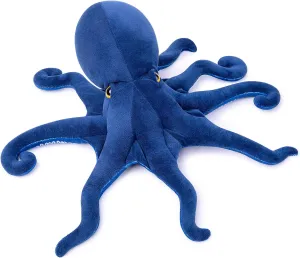 ZHONGXIN MADE Simulation Octopus Plush Toy - Blue 18" Soft Real Life Octopus Stuffed Animal Toys, Lifelike Deep Sea Creeping Animal Octopuses Plush Toys for Children Boys Girls