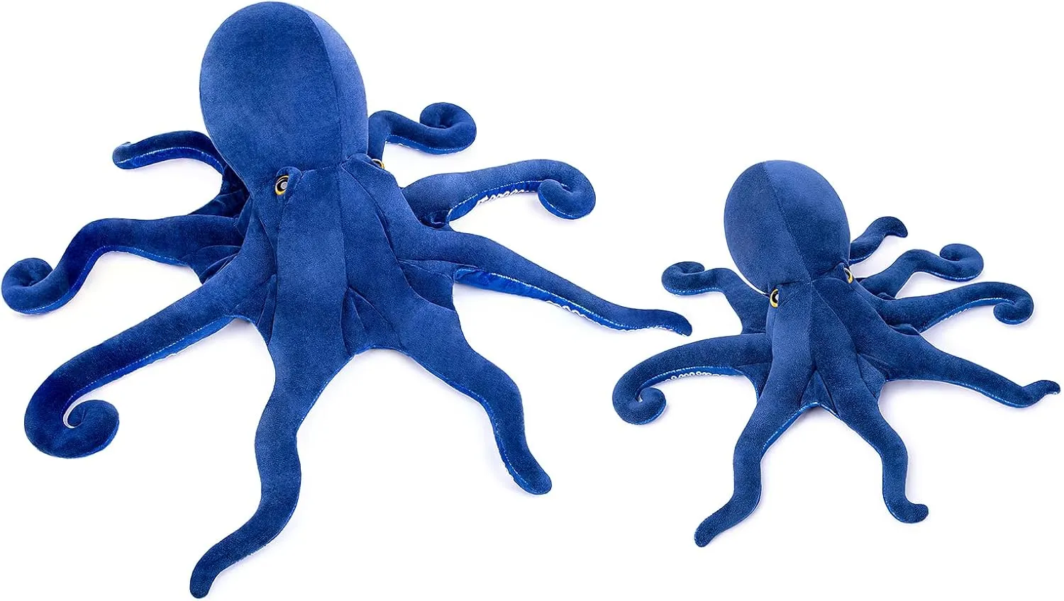 ZHONGXIN MADE Simulation Octopus Plush Toy - Blue 18" Soft Real Life Octopus Stuffed Animal Toys, Lifelike Deep Sea Creeping Animal Octopuses Plush Toys for Children Boys Girls
